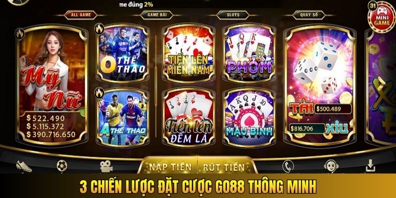 3 chiến lược đặt cược GO88 thông minh